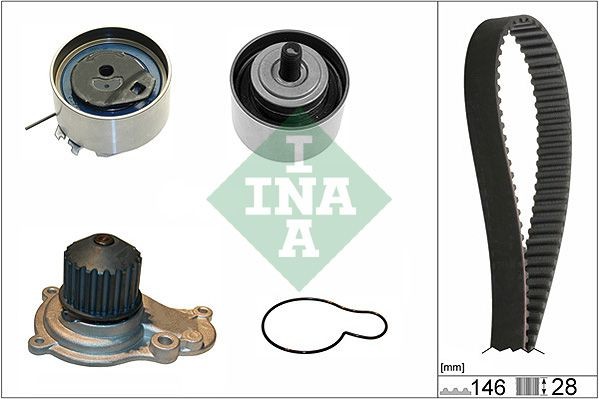 530 0641 30 INA Bomba de agua + kit correa distribución con bomba de agua ▷  AUTODOC precio y opinión