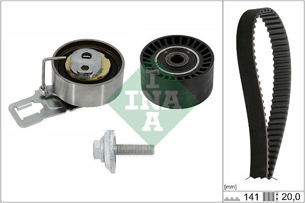 Original 530 0698 10 INA Timing belt replacement kit FORD