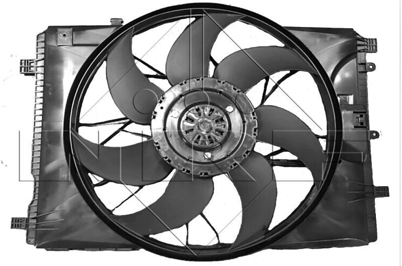 NRF 47847 Cooling fan MERCEDES-BENZ GLA 2013 in original quality