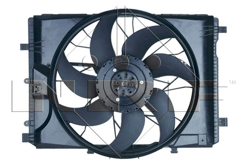 NRF 47849 MERCEDES-BENZ C-Class 2013 Radiator cooling fan