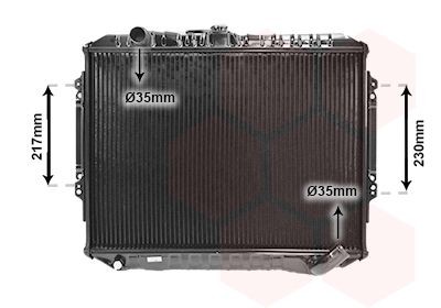 VAN WEZEL 32002164 Engine radiator MR 188432