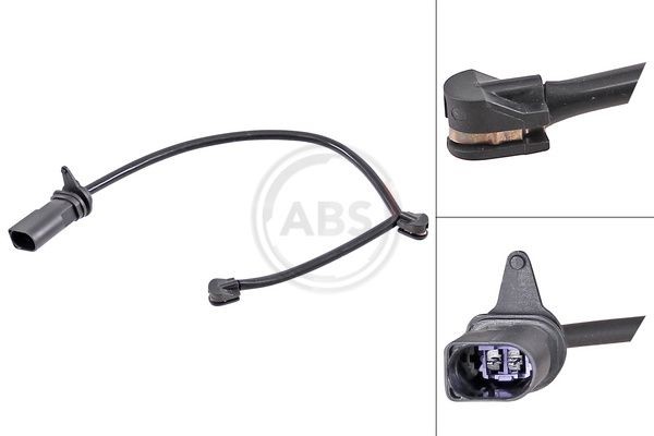 A.B.S. Length: 355mm Warning contact, brake pad wear 39950 buy