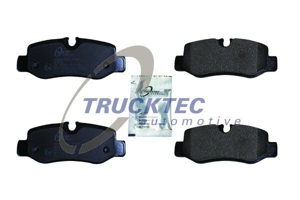 02.35.517 TRUCKTEC AUTOMOTIVE Brake pad set JAGUAR Rear Axle, prepared for wear indicator, excl. wear warning contact