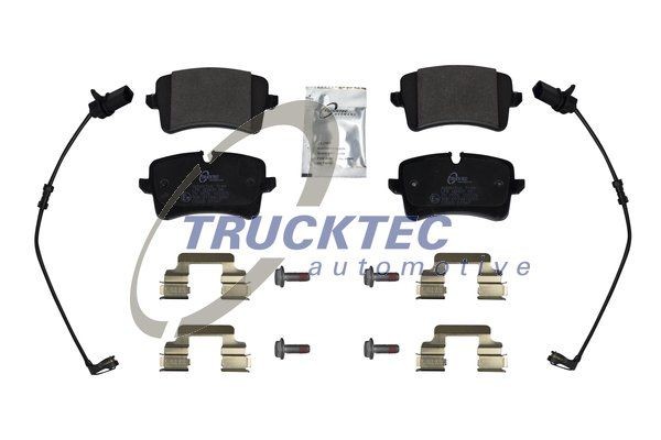 TRUCKTEC AUTOMOTIVE Rear Axle Brake pads 07.35.290 buy