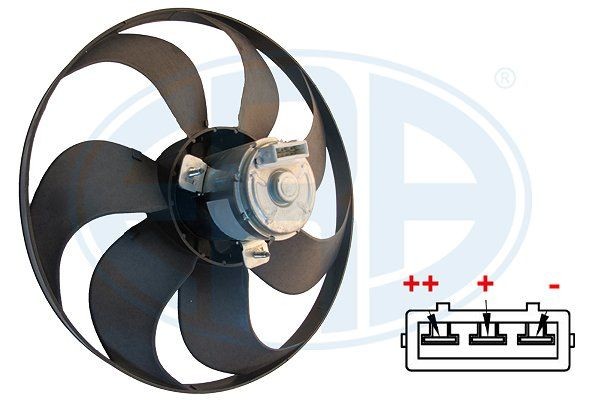 ERA 352024 Fan, radiator Ø: 348 mm, 12V