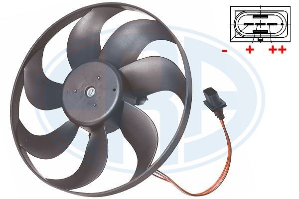 Original ERA Radiator cooling fan 352050 for AUDI A3