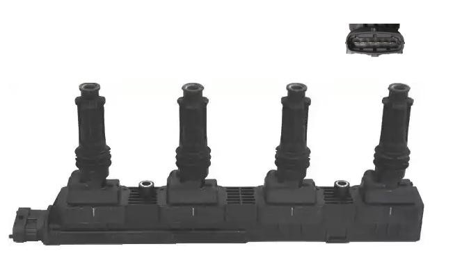 MEAT & DORIA 10463/1 Ignition coil 6-pin connector