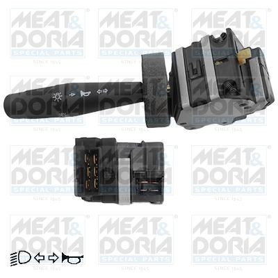 MEAT & DORIA with cornering light Number of connectors: 10, with klaxon, with light dimmer function, with indicator function Steering Column Switch 23179 buy
