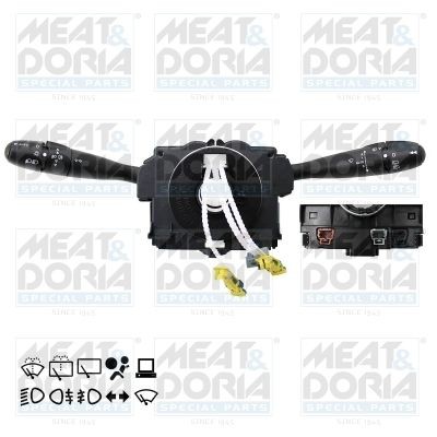 MEAT & DORIA 23205 Steering Column Switch with cornering light, with airbag clock spring