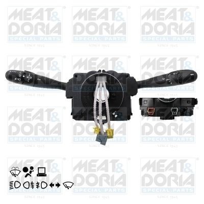 MEAT & DORIA 23360 Steering Column Switch with cornering light, with airbag clock spring