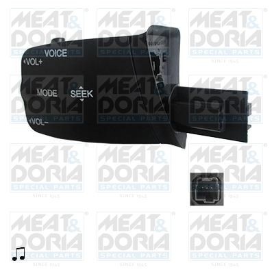 MEAT & DORIA Number of connectors: 3, with radio control function Steering Column Switch 23475 buy
