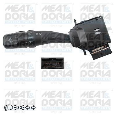 MEAT & DORIA with cornering light with light dimmer function, with high beam function Steering Column Switch 23507 buy