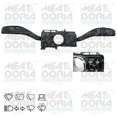 MEAT & DORIA with cornering light with high beam function, with wipe-wash function, with wipe interval function, with board computer function Steering Column Switch 23550 buy