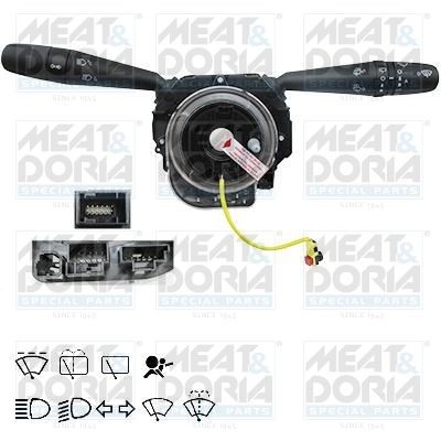 Fiat 500 Steering Column Switch MEAT & DORIA 23779 cheap