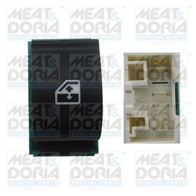MEAT & DORIA Left Front Number of pins: 5-pin connector Switch, window regulator 26028 buy