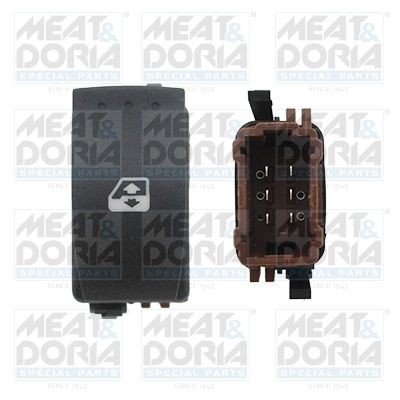 MEAT & DORIA 26106 Window switch Right Front