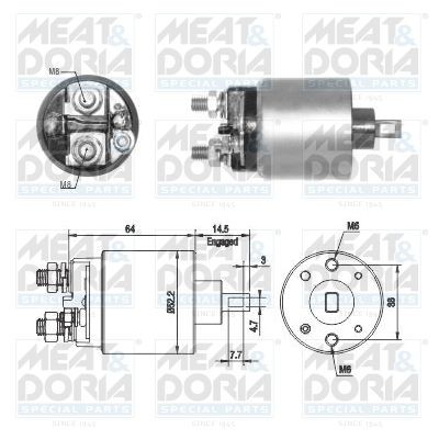 1710 MEAT & DORIA Solenoid switch, starter 46274 buy