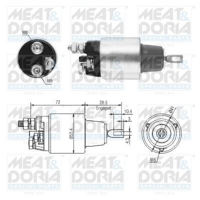 MEAT & DORIA 46286 Magnetschalter Starter‎ Iveco in Original Qualität