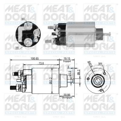 MEAT & DORIA 46307 Starter solenoid SAAB experience and price