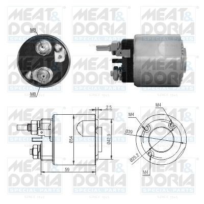 46310 MEAT & DORIA Starter motor solenoid JEEP