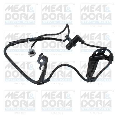 MEAT & DORIA 90732 ABS sensor Front Axle Left, with cable, 2-pin connector