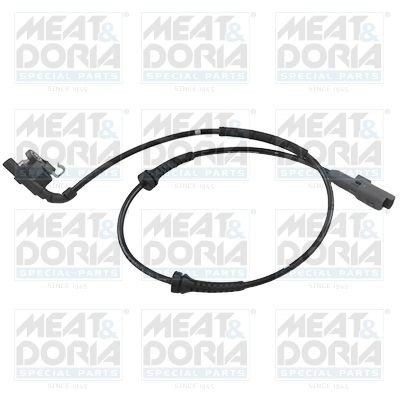 MEAT & DORIA Rear Axle Right, Rear Axle Left, Active sensor, 2-pin connector, 720mm, 810mm Total Length: 810mm, Number of pins: 2-pin connector Sensor, wheel speed 90787 buy