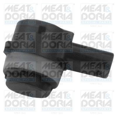 MEAT & DORIA 94618 Parking sensor Front, Rear, black, Ultrasonic Sensor