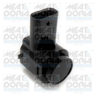 MEAT & DORIA 94621 Parking sensor Front, Rear, black, Ultrasonic Sensor