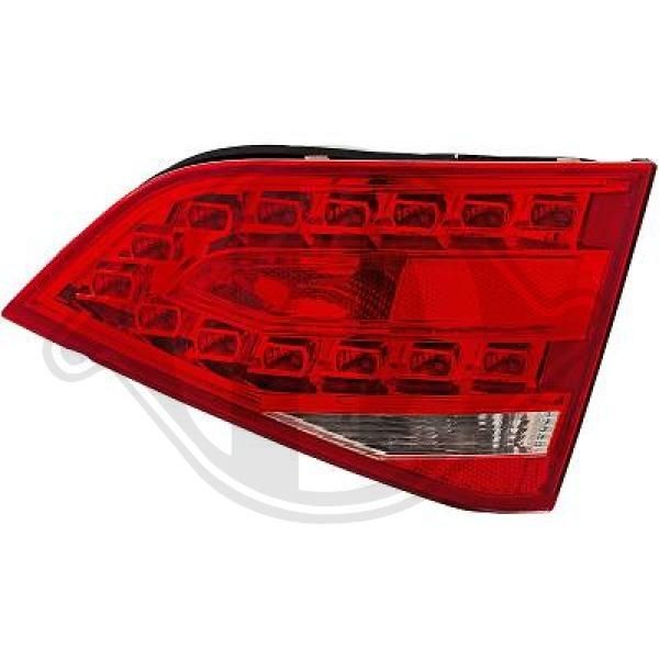 DIEDERICHS 1018592 Rear light Right, Inner Section, W16W, H21W, LED, without bulb holder