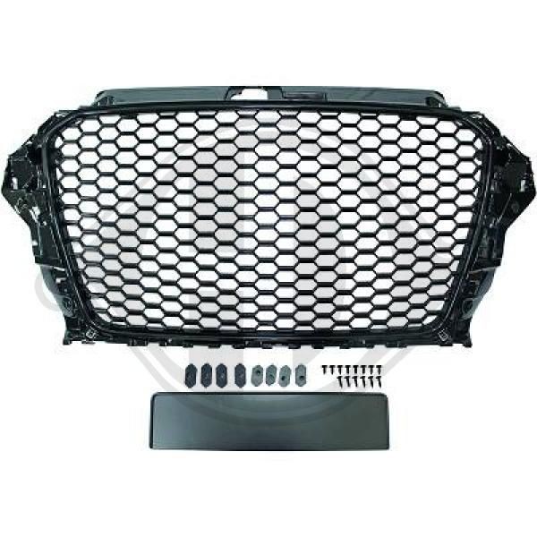 DIEDERICHS HD Tuning 1033240 Radiator Grille Front, black
