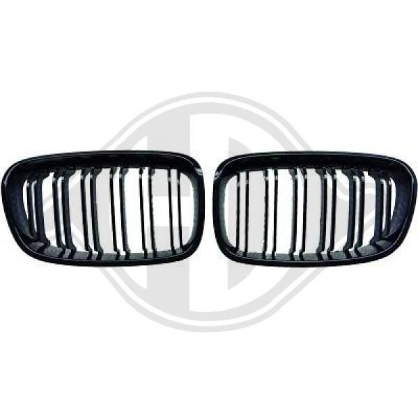 DIEDERICHS 1224640 HD Tuning Black, Glossy Radiator Grille 1224640 cheap