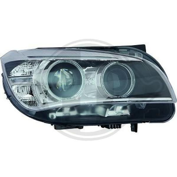 DIEDERICHS 1265285 Headlight for BMW X1 (E84) Left, D1S (gas discharge  tube), PY21W, with motor for headlamp levelling, without control unit for  