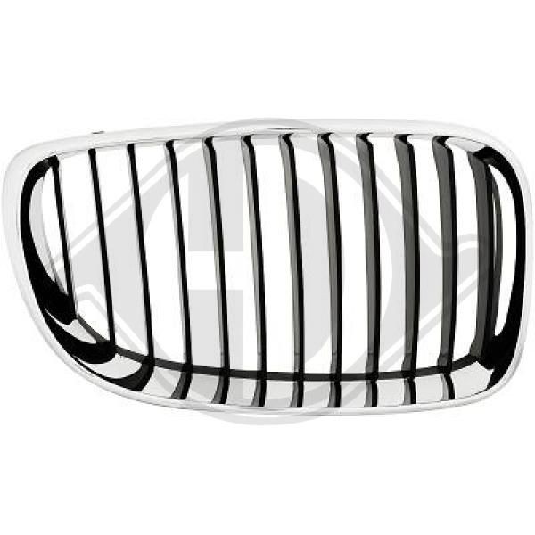 DIEDERICHS 1280140 Front grille BMW E87 118i 2.0 143 hp Petrol 2007 price