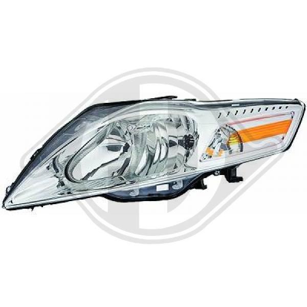 DIEDERICHS Headlight assembly LED and Xenon Mondeo Mk4 Facelift new 1428183