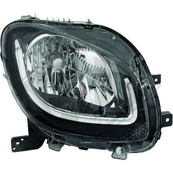 DIEDERICHS Front headlights LED and Xenon SMART FORTWO Coupe (451) new 1607082
