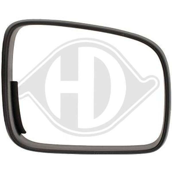 Volkswagen CADDY Frame, outside mirror DIEDERICHS 2205629 cheap