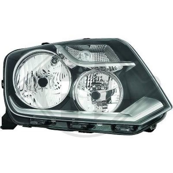 DIEDERICHS Left, H15, H7, with motor for headlamp levelling Front lights 2275181 buy