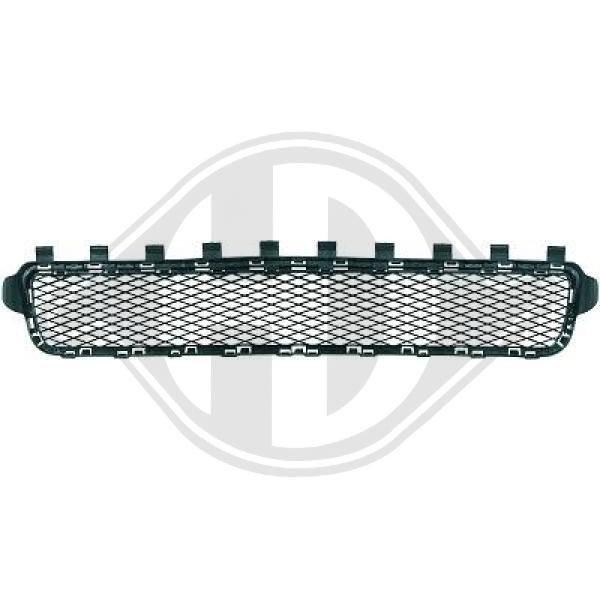 DIEDERICHS with holes for trim/protective strip, Fitting Position: Centre Ventilation grille, bumper 2285844 buy