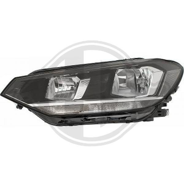 DIEDERICHS Headlight 2297081 Volkswagen TOURAN 2020