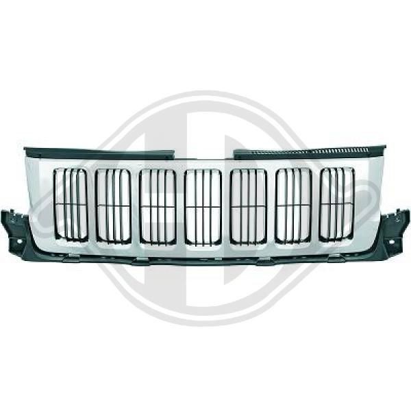 DIEDERICHS 2613040 JEEP Front grill in original quality