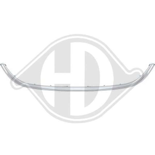 Kühlergrill Umrandung für Fiat Tipo 2015-2023 U-Form Leiste Frontgrill