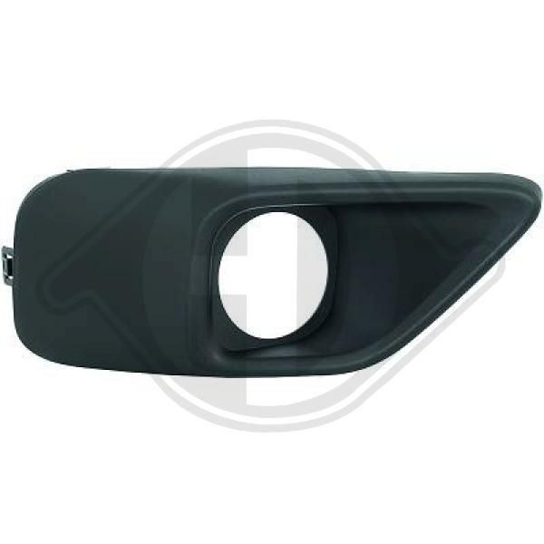 DIEDERICHS 3486148 Bumper grill Fitting Position: Right, Vehicle Equipment: for vehicles with front fog light