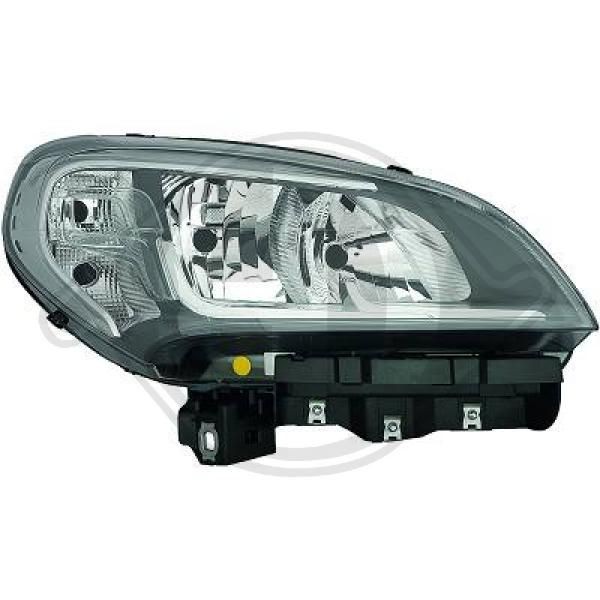 DIEDERICHS 3486182 Headlight FIAT Doblo II Platform/Chassis (263) 1.3 D Multijet 95 hp Diesel 2023 price