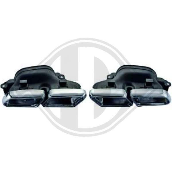 DIEDERICHS Tail pipe tips MERCEDES-BENZ A-Class (W169) new 4164801