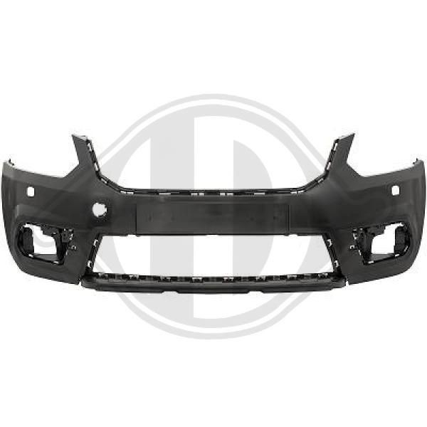 DIEDERICHS Front, for vehicles without parking distance control, for vehicles with headlamp cleaning system, primed Front bumper 7861051 buy