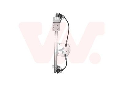 VAN WEZEL 3742267 Window regulator Left Rear, Operating Mode: Electric, without electric motor, with comfort function, without comfort function