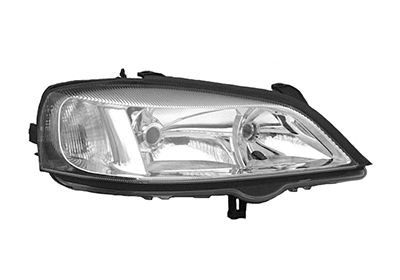 VAN WEZEL 3742962 Headlight Right, H7, HB3, white, with low beam, with indicator, with position light, for right-hand traffic, without motor for headlamp levelling, PX26d, BAY15d