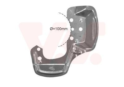 Opel CORSA Splash Panel, brake disc VAN WEZEL 3778371 cheap