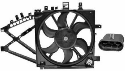 VAN WEZEL Ø: 390 mm, with radiator fan shroud, with electric motor Cooling Fan 3779747 buy