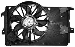 VAN WEZEL D1: 365 mm, with radiator fan shroud, with electric motor Cooling Fan 3781746 buy
